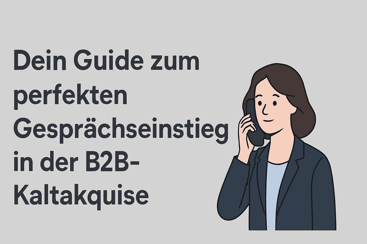 Nie wieder sprachlos am Hörer: Dein Guide zum perfekten Gesprächseinstieg in der B2B-Kaltakquise